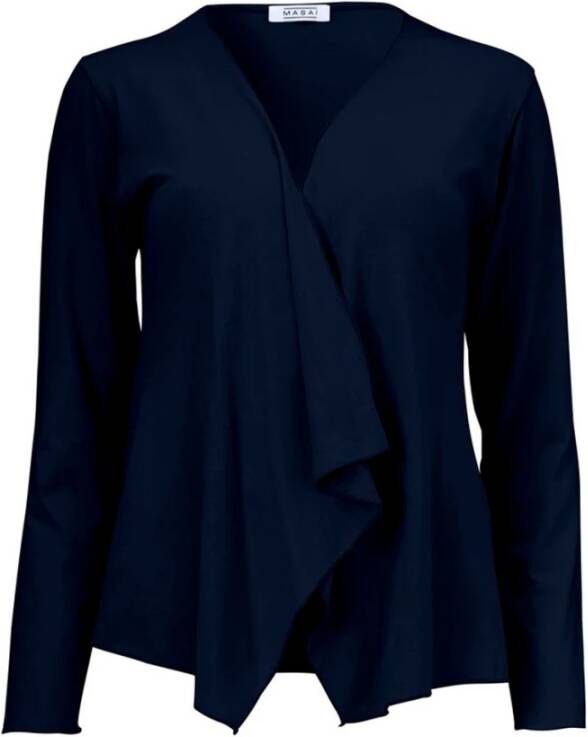 Masai Itally ls Cardigan Blauw Dames