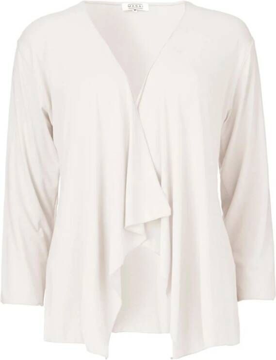 Masai Itally ls Cardigan White Dames
