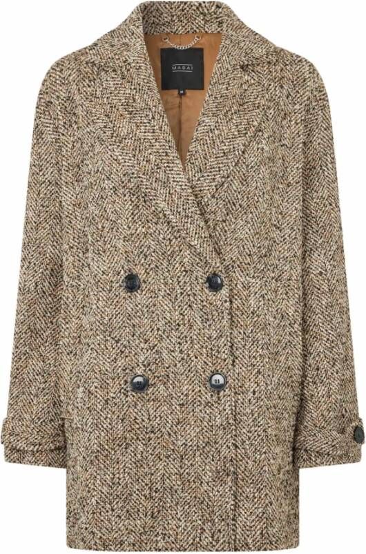 Masai Stijlvolle Mataia Jas in Dijon Beige Dames