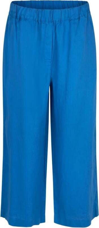 Masai Wide Trousers Blauw Dames