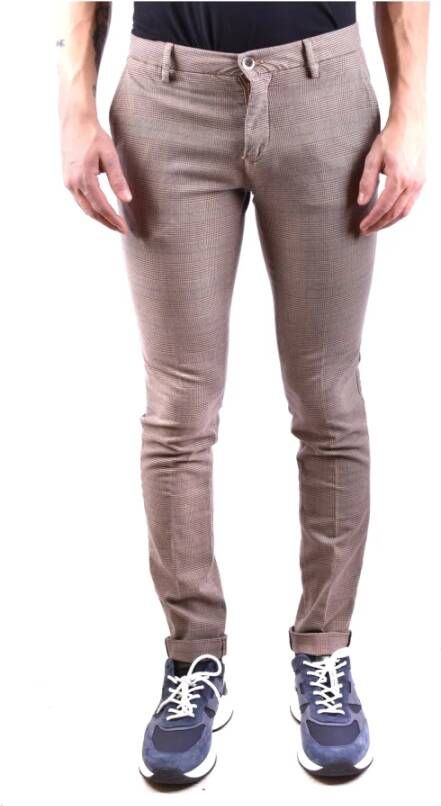Mason's Slim-Fit Broeken voor de Moderne Man Brown Heren