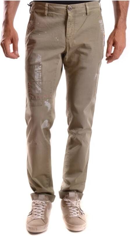 Mason's Stijlvolle Chino`s voor Heren Green Heren