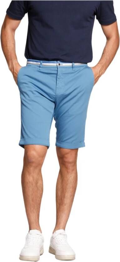 Mason's Casual Shorts Blauw Heren