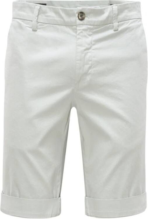 Mason's Stretchkatoenen Bermuda Shorts Gray Heren
