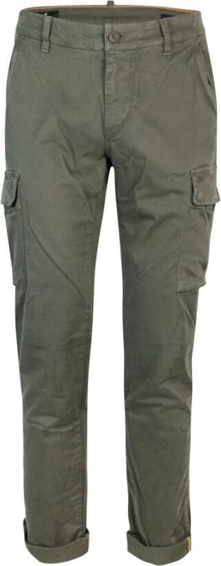 Mason's Groene broek met externe zakken en drukknopen Groen Heren