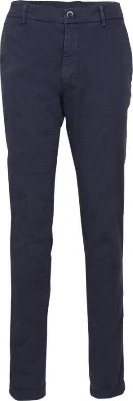 Mason's Mason Milano pantalon blauw mbe100-847 Blauw Heren