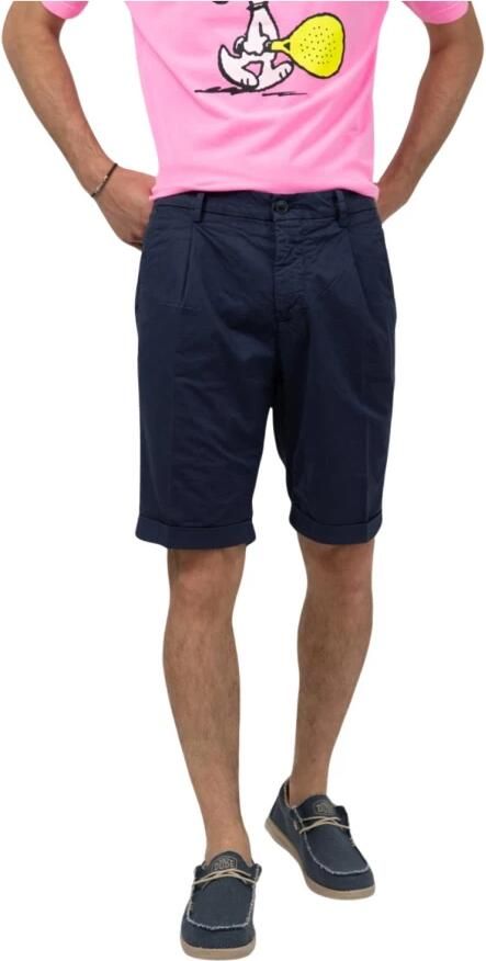 Mason's Stijlvolle Bermuda Shorts Blue Heren