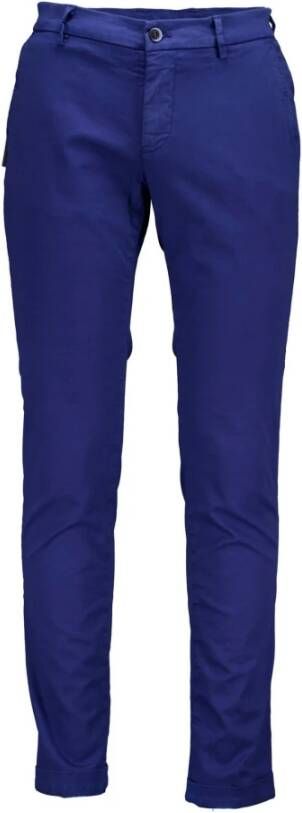 Mason's Blauwe Milano Chino Veelzijdige en stijlvolle broek Blue Heren