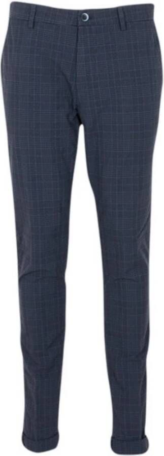 Mason's Cte401 012 Slim-Fit Katoenen Broek Blue Heren