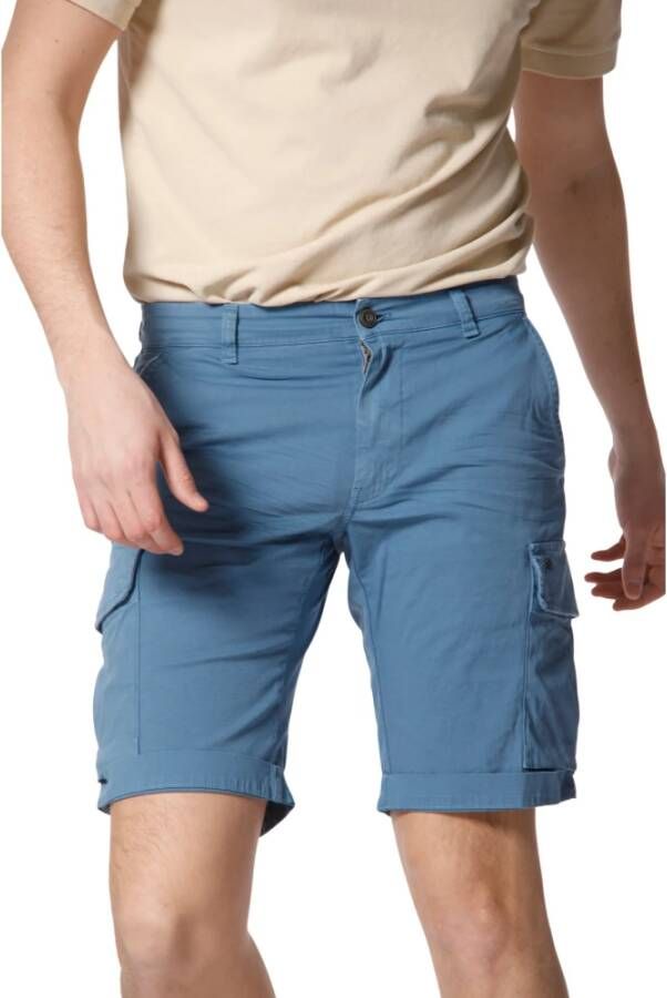 Mason's Short Shorts Blauw Heren