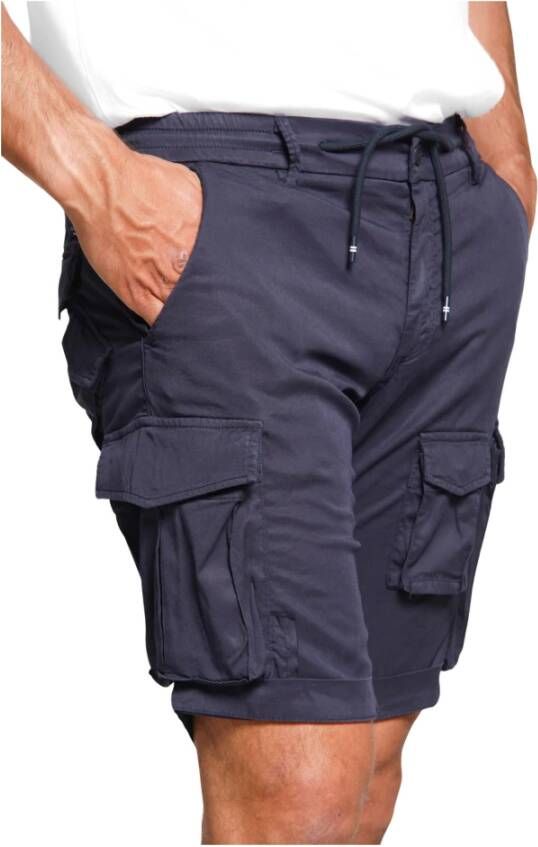 Mason's Short Shorts Blauw Heren
