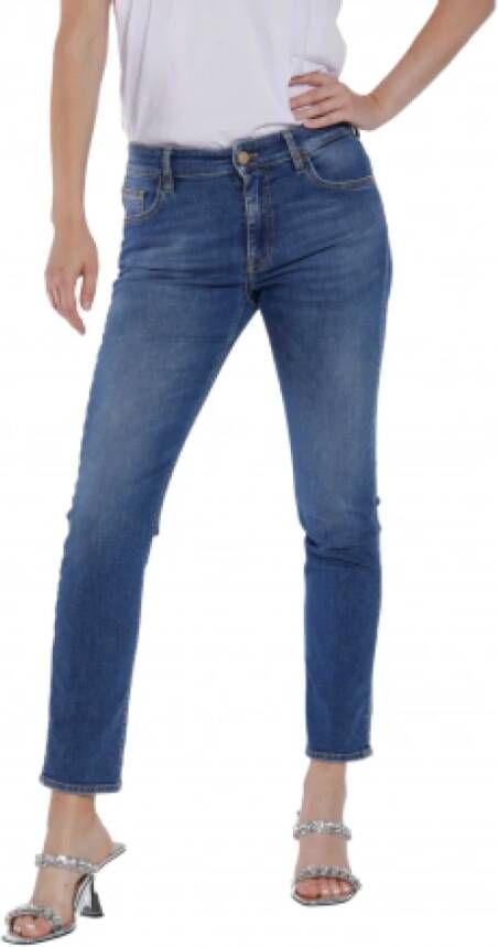 Mason's Skinny Jeans Blauw Dames