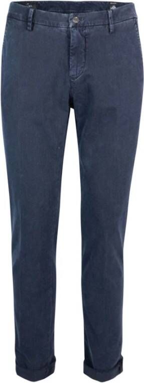 Mason's Slim Fit Chino Broek Blauw Heren