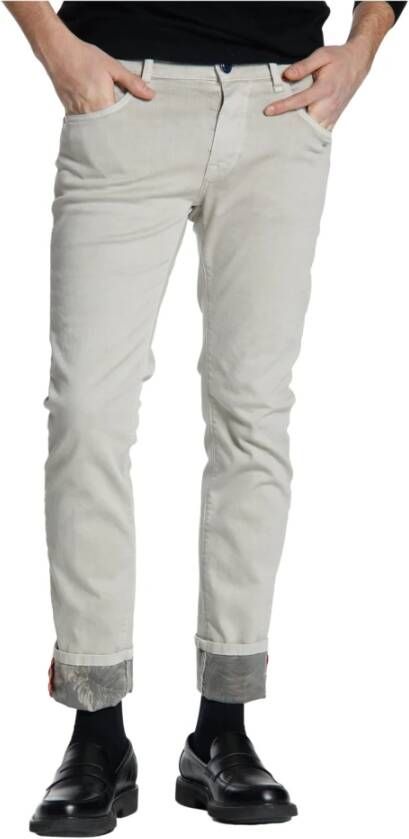 Mason's Slim Fit Jeans Beige Heren