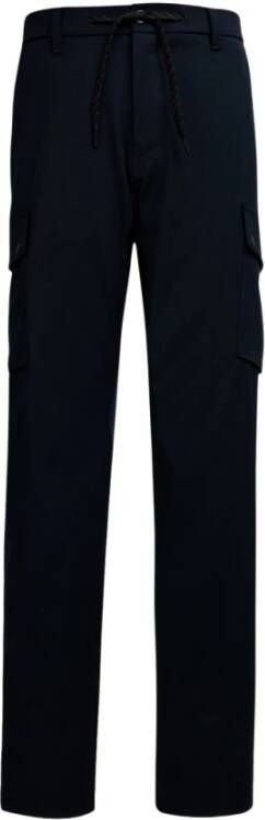 Mason's Taps toelopende broek Blauw Heren