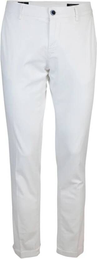 Mason's Slim Fit Witte Broek White Heren