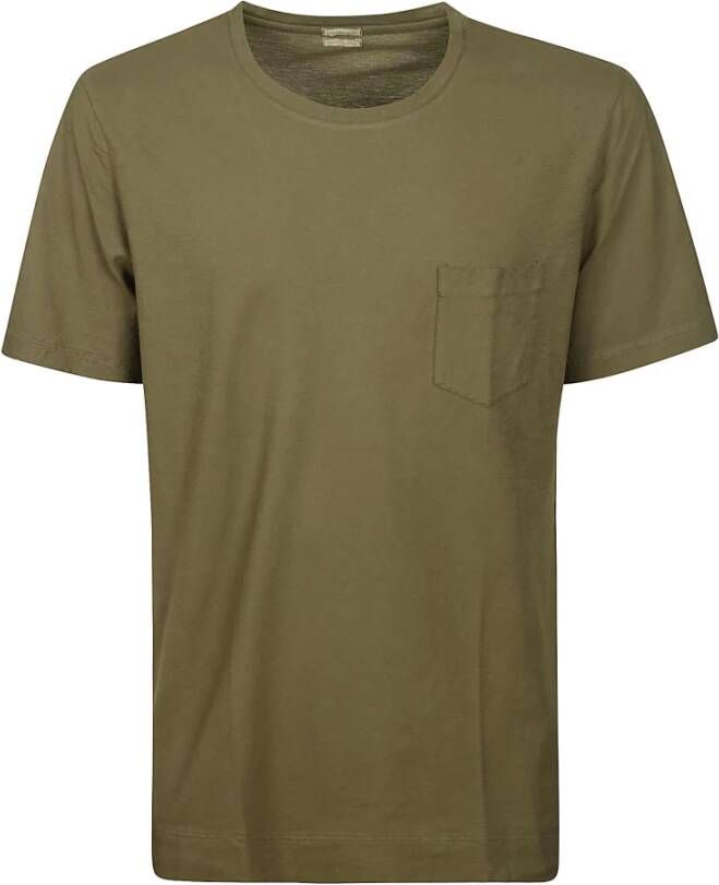 Massimo Alba T-Shirts Groen Heren