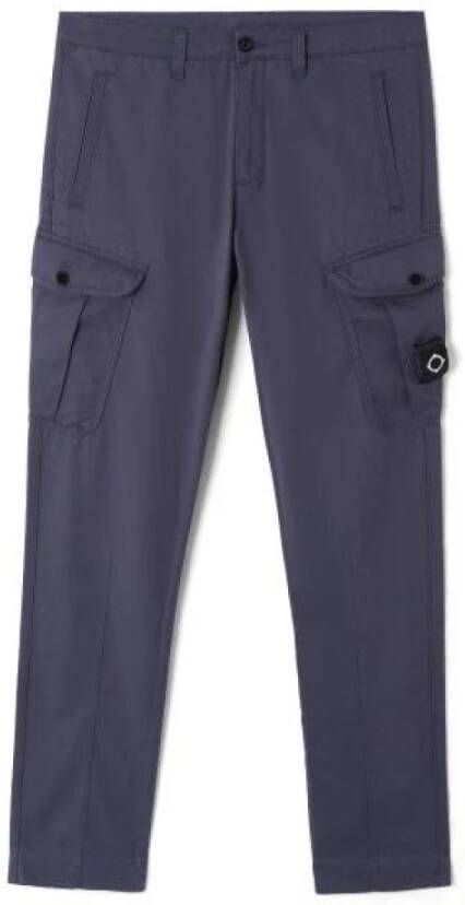 Ma.strum Cargo Tapered Fit Broek in Ink Navy Blue Heren