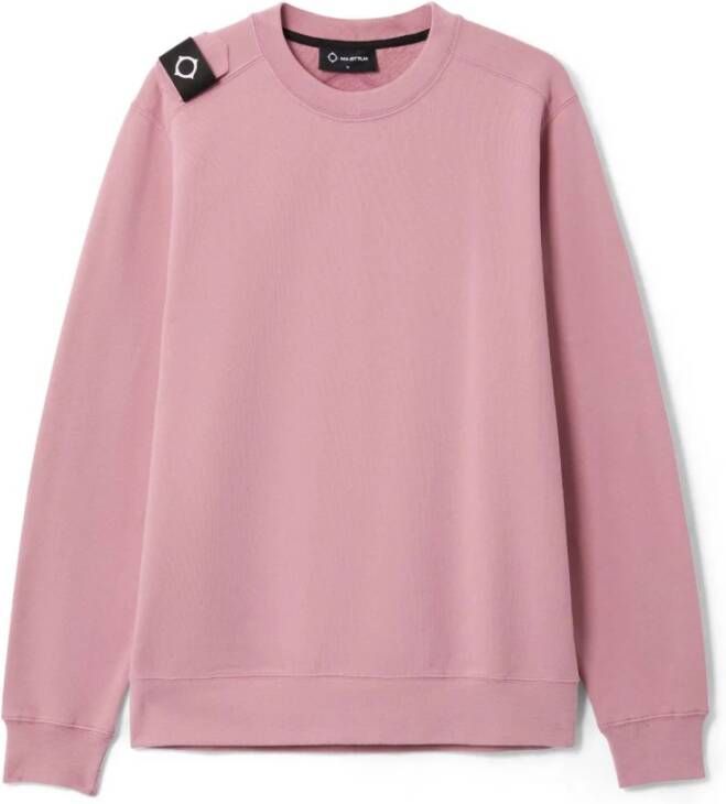 Ma.strum Donkere Core Crew Sweatshirt Roze Heren