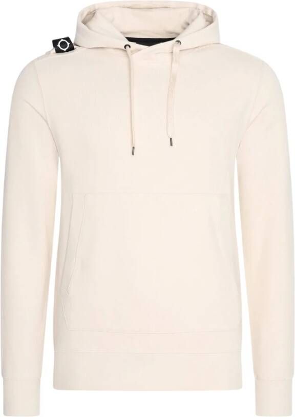 Ma.strum Ecru Core Overhead Hoody Beige Heren