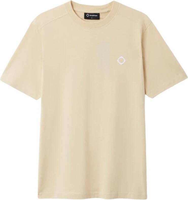 Ma.strum Icon T-Shirt Ecru mas8371 m021 Beige Heren