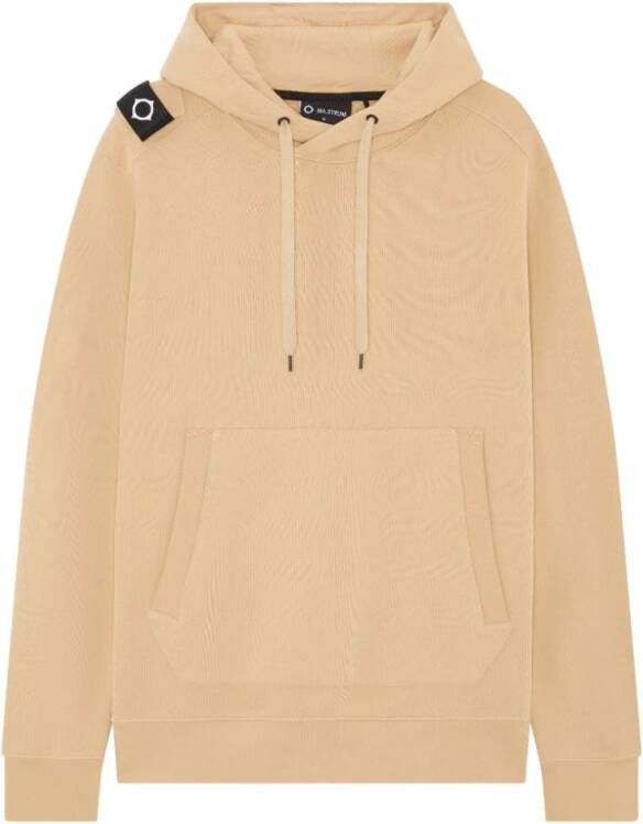 Ma.strum Kern overhead hoody Beige Heren