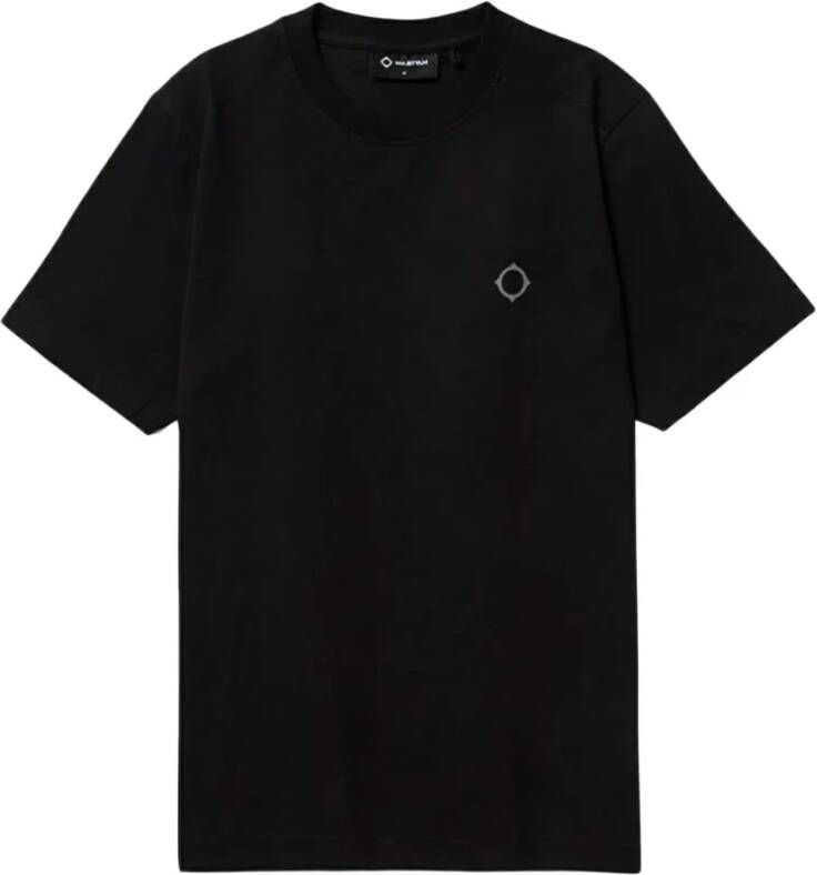 Ma.strum Logo T-shirt Zwart mas8395 m000 Black Heren