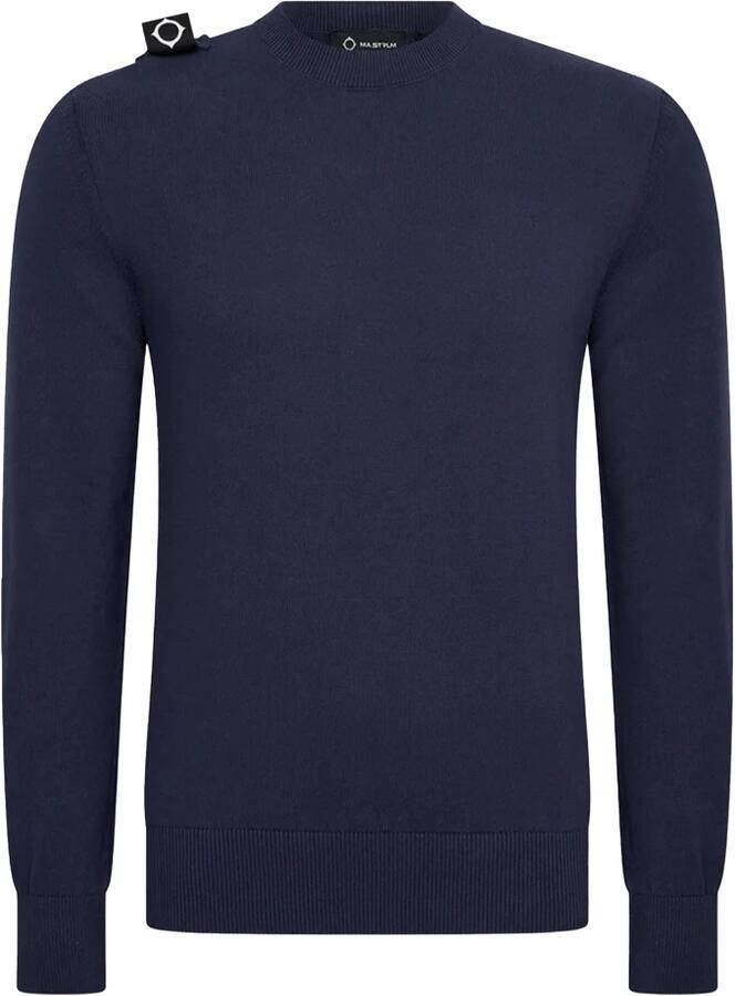 Ma.strum Crew Knit Trui Donkerblauw mas5336 m428 Blauw Dames - Foto 2