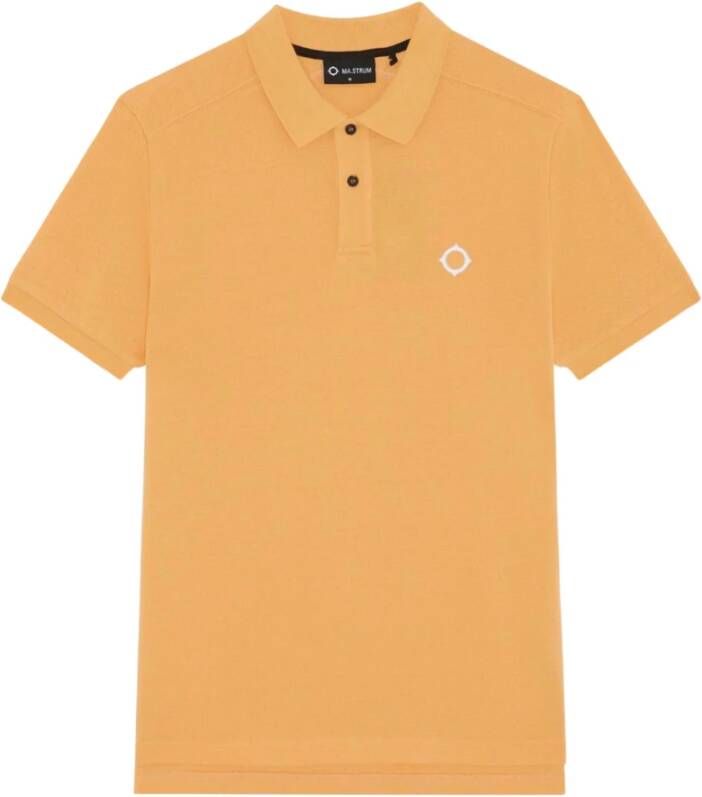 Ma.strum Poloshirt Oranje Heren