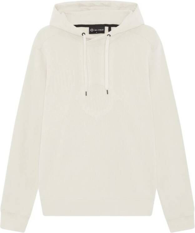 Ma.strum reliëf Logo hoodie M019 White Heren