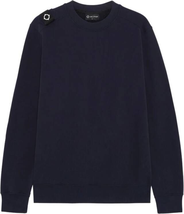 Ma.strum Sweatshirt Blauw Heren