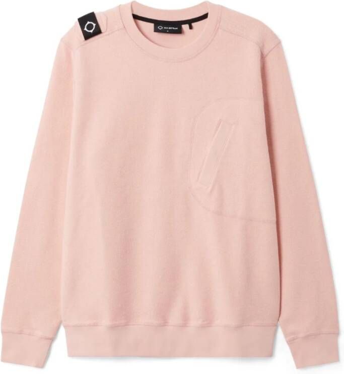 Ma.strum Sweatshirt Roze Heren