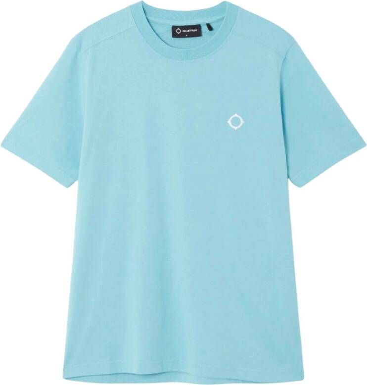 Ma.strum T-Shirts Blauw Heren