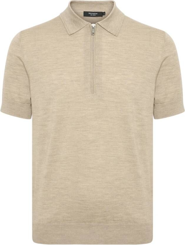 MATINIQUE Heren Polo's & T-shirts Mapolo Knit Beige