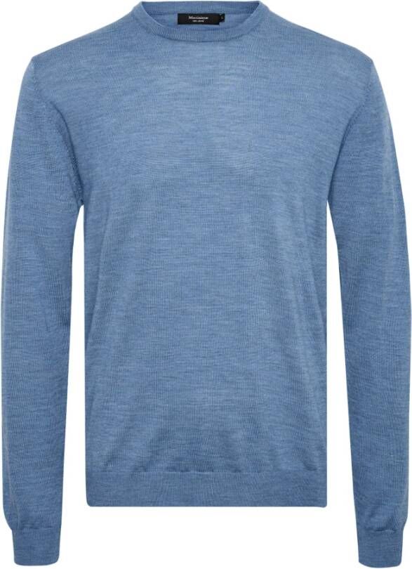 Matinique Gebreide pullover met geribde ronde hals model 'Margrate'