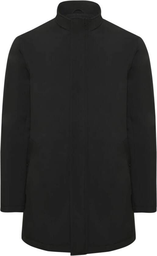 Matinique Lange jas met opstaande kraag model 'Miles'