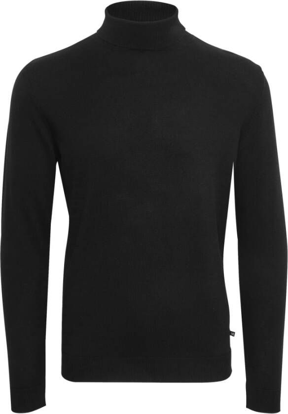 Matinique fijngebreide coltrui MAparcusman van biologisch katoen black - Foto 4