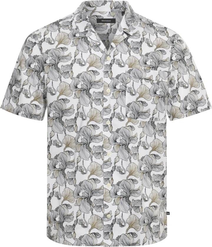 Matinique Shirts met korte mouwen Grijs Heren