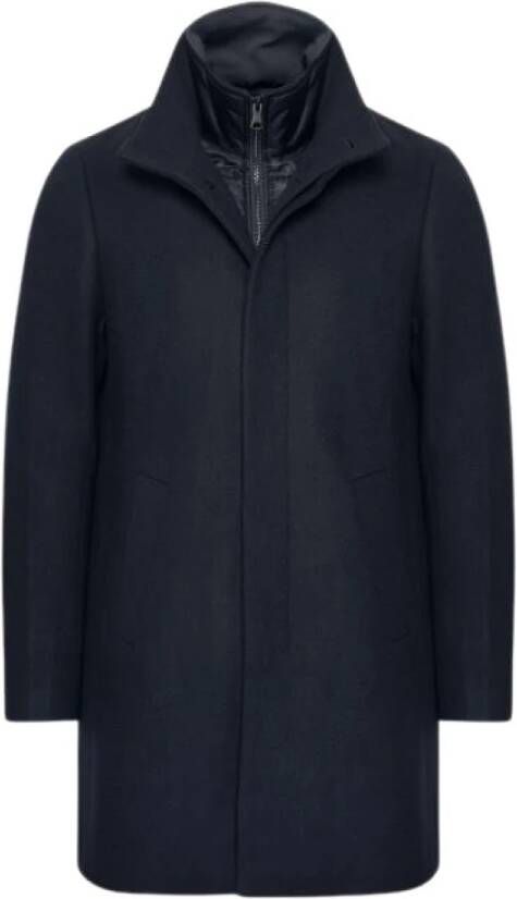 Matinique wool coat Blauw Heren