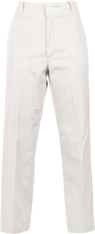 Mauro Grifoni Cropped Trousers White Dames