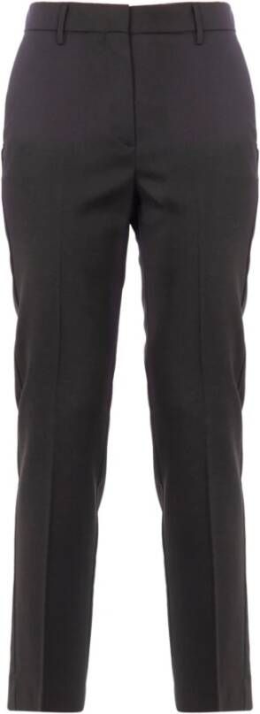 Mauro Grifoni Cropped Trousers Zwart Dames