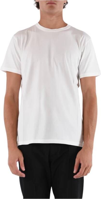 Mauro Grifoni Katoenen T-shirt met Regular Fit White Heren