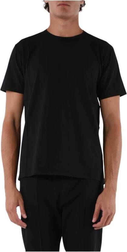 Mauro Grifoni Katoenen T-shirt met Regular Fit Zwart Heren