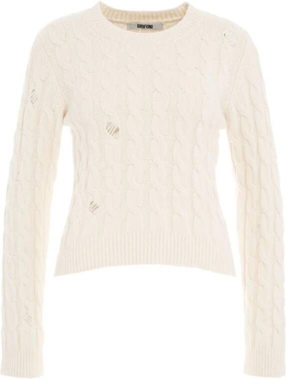 Mauro Grifoni Knitwear Beige Dames