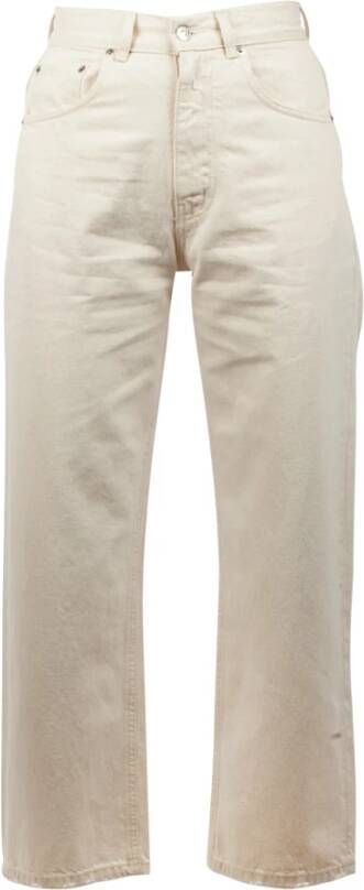 Mauro Grifoni Rechte Broek Beige Dames