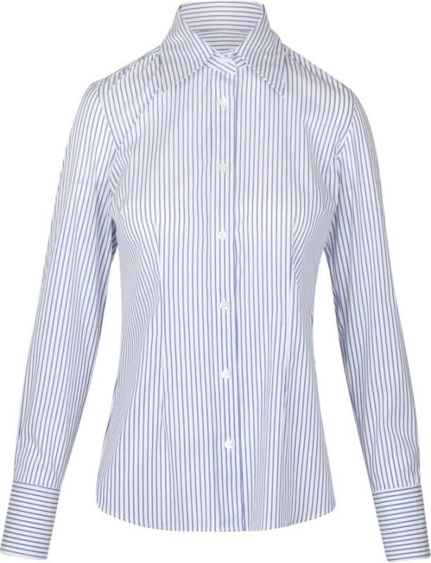 Mauro Grifoni Shirts Blauw Dames