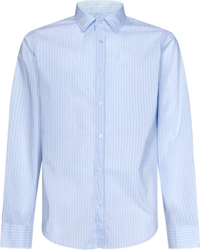 Mauro Grifoni Shirts Blauw Heren