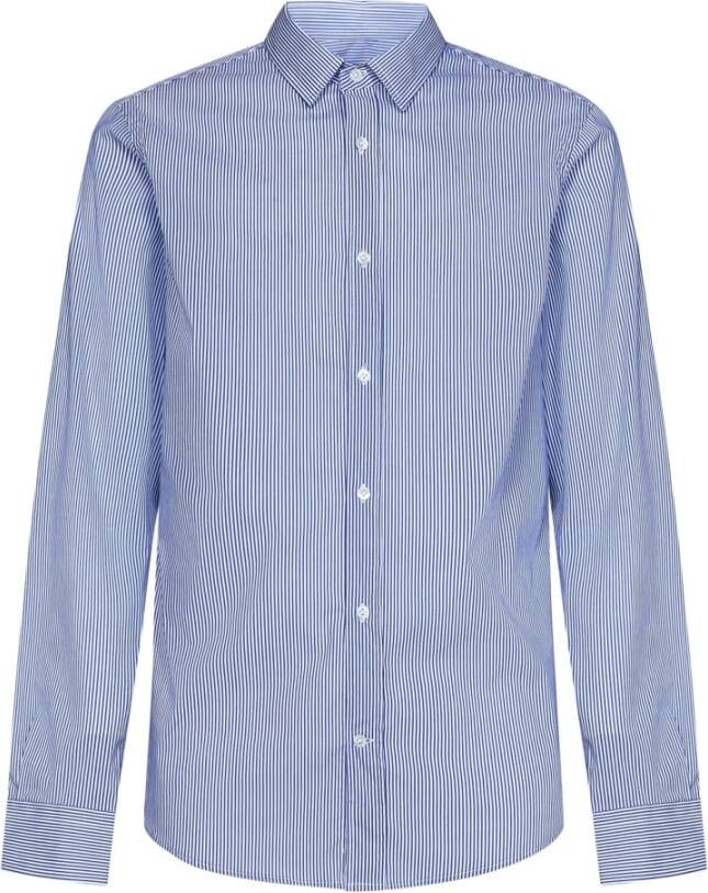 Mauro Grifoni Shirts Blauw Heren