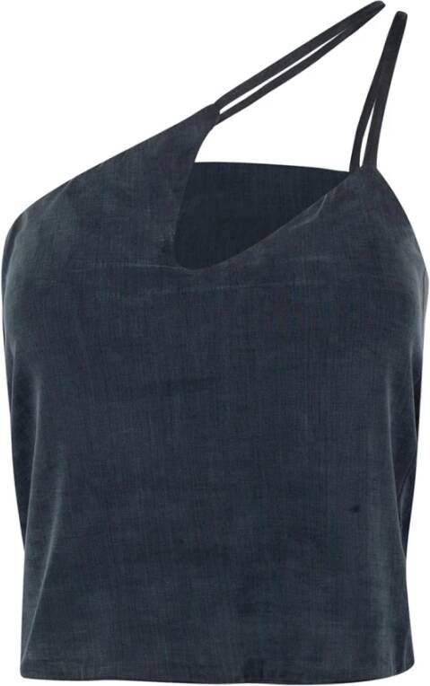 Mauro Grifoni Sleeveless Tops Grijs Dames