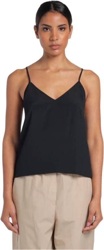 Mauro Grifoni Sleeveless Tops Zwart Dames